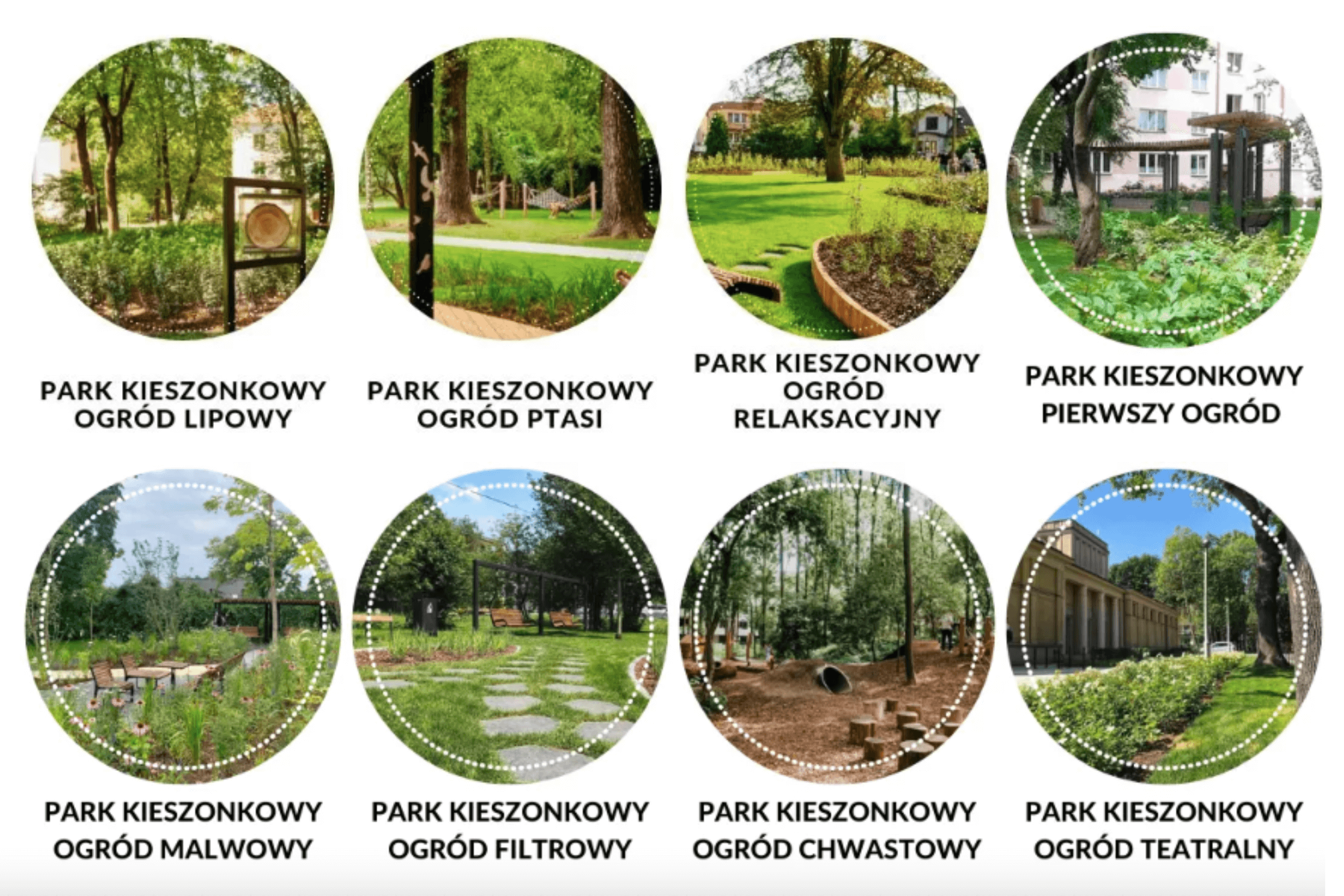 parki kieszonkowe w Krakowie