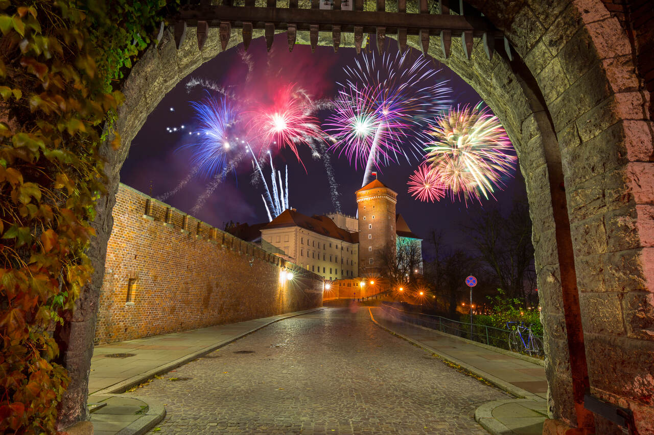 fireworks krakow